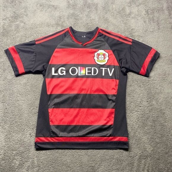 Bayer 04 Leverkusen Remini Chit #22 Soccer Football Kit Jersey Men’s Sz L ⚽️ - Picture 1 of 9